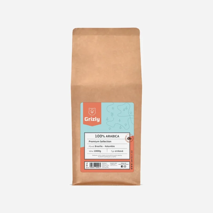 Cafea boabe prăjită 100% Arabica Selecție Premium