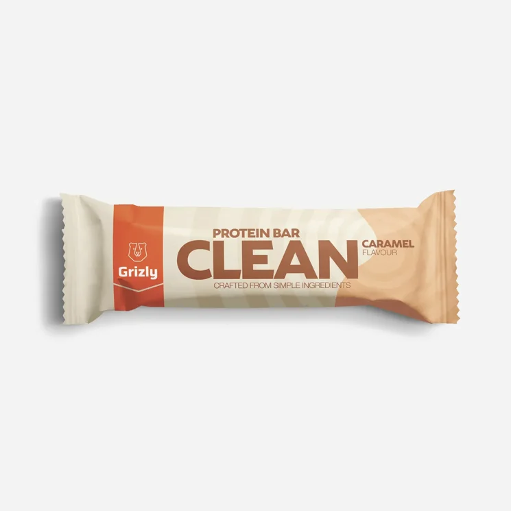CLEAN Baton proteic cu aromă de caramel 6 x 55 g
