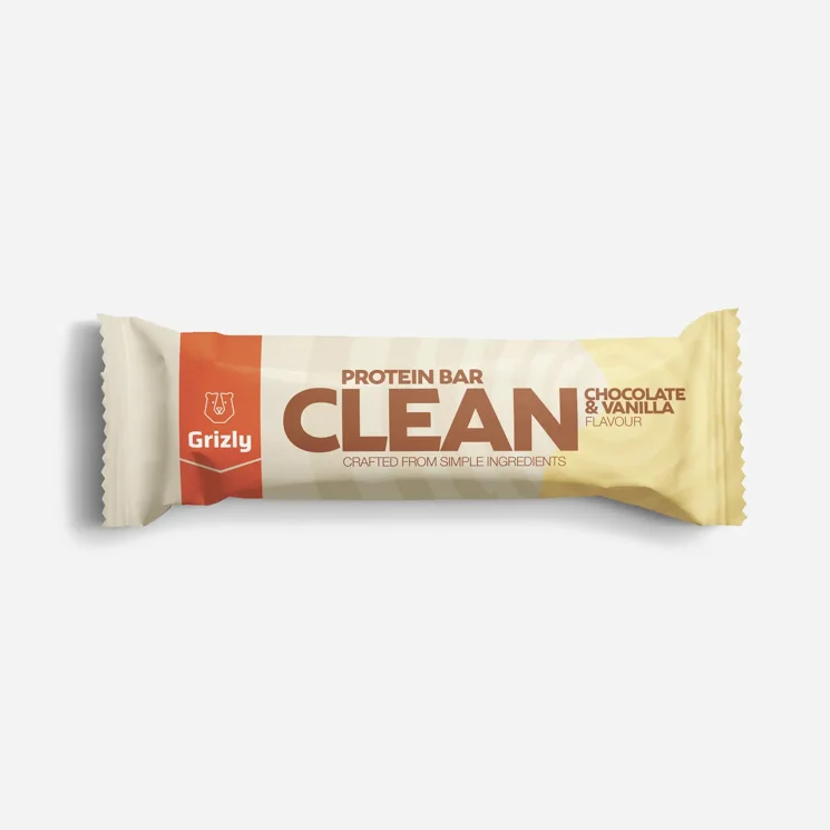 CLEAN Baton proteic cu aromă de ciocolată și vanilie 12 x 55 g